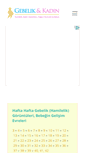 Mobile Screenshot of gebelikvekadin.com